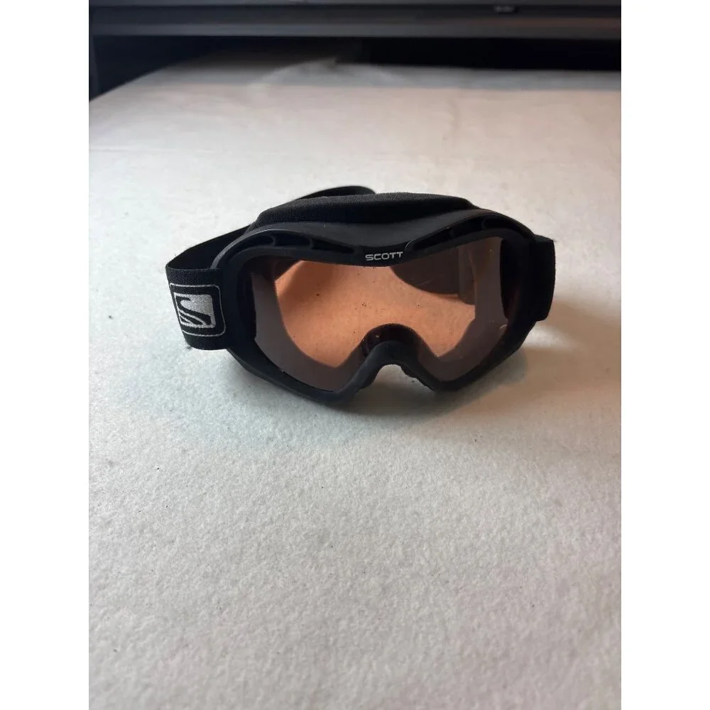 Scott Black Ski Goggles With Adjustable‎ Strap